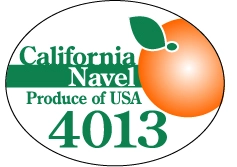 California Navel PLU Code 4013 California Navel PLU Code 4013