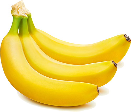 Yellow isolated banana on white background Yellow isolated banana on white background