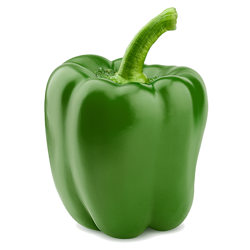 sweet green pepper, isolated on white background sweet green pepper, isolated on white background